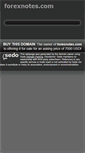 Mobile Screenshot of forexnotes.com